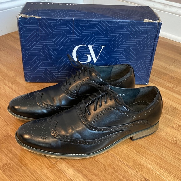 Gino Vitale Other - Black Gino Vitale Wingtip Oxfords—sz 12